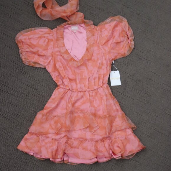 NWT Show Me Your Mumu Jennie Ann Dress Flirty Floral - Size Small - Picture 4 of 7